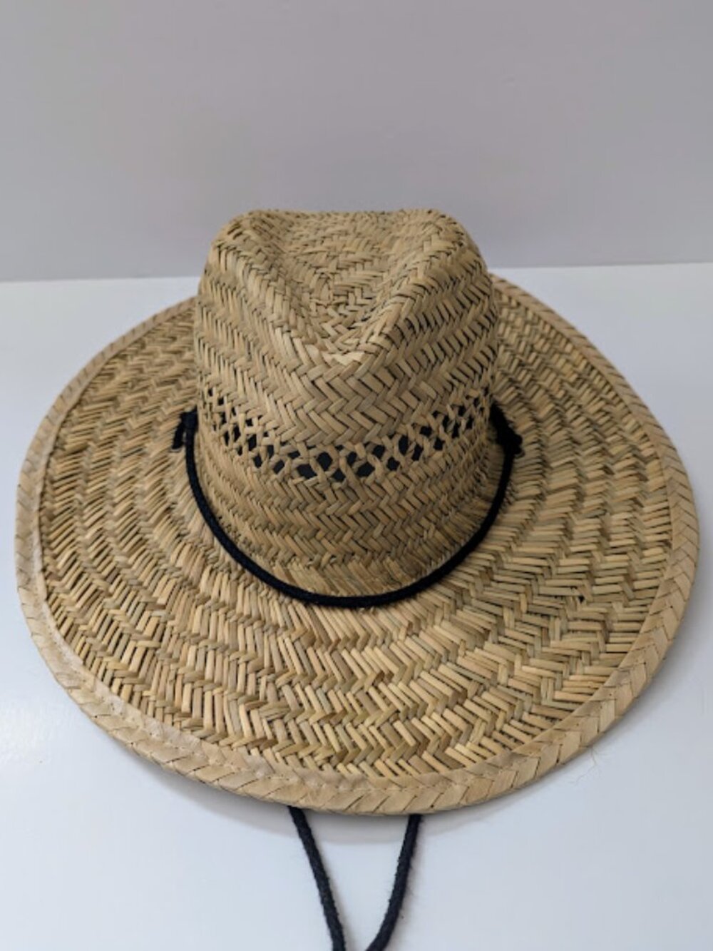 Swiss Tech Mens Natural Straw Lifeguard Hat One Size Fits Most